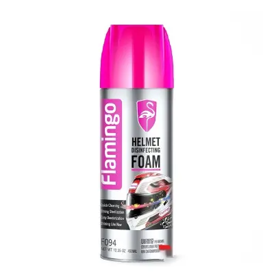 Picture of Flamingo Helmet Disinfecting Foam 450ml | Keep Helmets Fresh, Clean, and Germ-Free