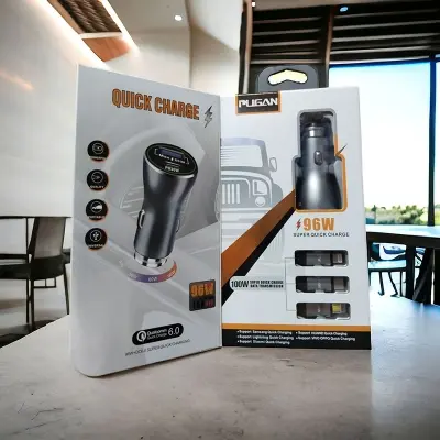 Picture of Pugan 15A 96W super Fast Car Chager