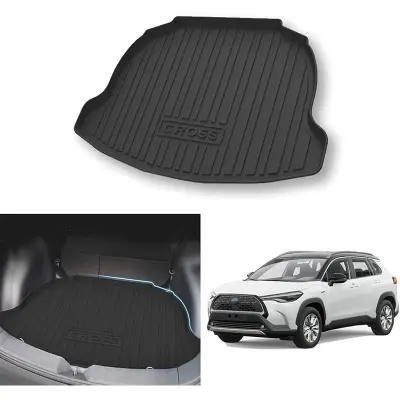 Picture of Car Cargo Liner Trunk Mat For Toyota Corolla Cross 2022-2024 Rubber All Weather