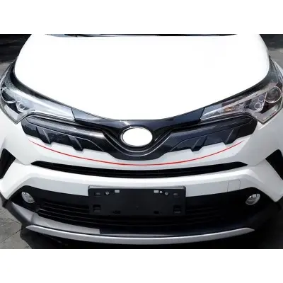 Picture of Toyota C-HR front Bumper Carbon fiber Sports look face kit, Chr car decoration accessories automotive body Prats.