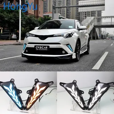 Picture of Car Toyota CH-R front and back bumper show light 5pcs