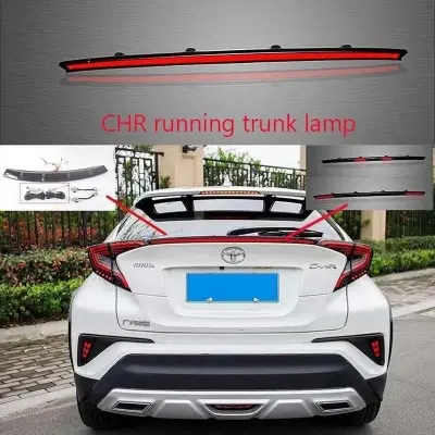 Picture of Toyota C-HR Back Lighting Spoiler full LED colour free sporty look high quality plastic for C-HR 2017 - 2023