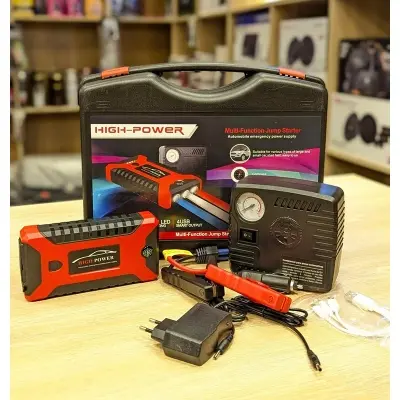 Picture of Car Multi-Functional Jump Starter with Tyre Pressure Kit in stock A must have product