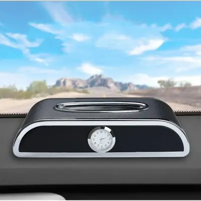 Picture of Mini Clock car Dasboard tissue box holder
