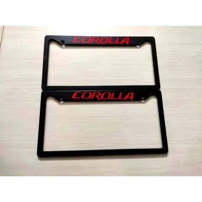 Picture of Corolla Car Number plate frame,car licenes plate(2pc)