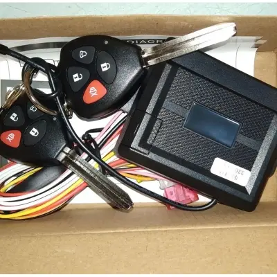 Picture of keyless car lock and unlock system