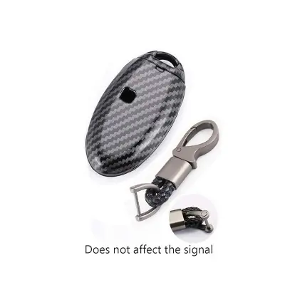 Picture of Nissan X-Trail Carbon Fiber Key Cover Karbon Key Case for Car