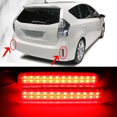 Picture of Car toyota pruis 2014-15 Led bumper show light