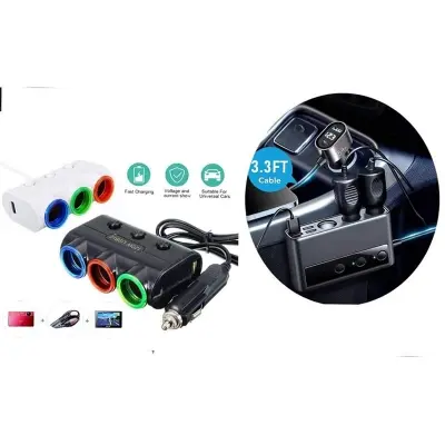 Picture of Car Charging tripple adapter power socket