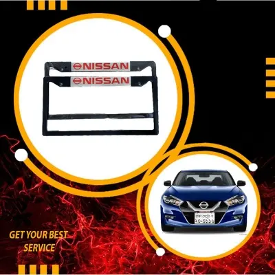 Picture of Car Number Plate Frame, Car License plate-Nissan (2PC/SET)
