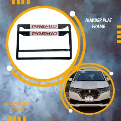 Picture of Car Number Plate Frame, Car License plate-PREMIO (2PC/SET)