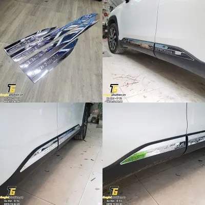 Picture of Car Toyota corolla cross side body bit Chrome