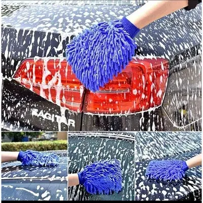 Picture of Super Microfiber Household Cleaning Cloth Gloves - Random color