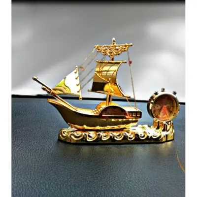 Picture of Dashboard Boat Shaped PerfumeNew Boat Clock Design Car Air Freshener Deluxe Car Perfume