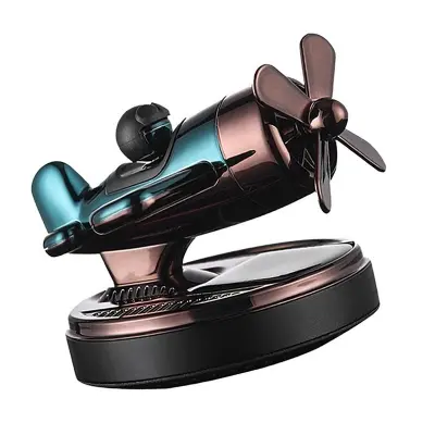 Picture of Aircraft Styling Car Air Freshener Solar Rotating Custom Car Air Freshener