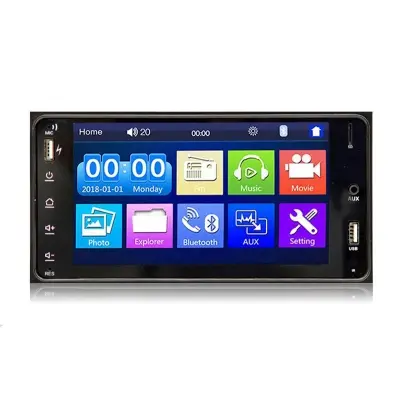Picture of 7 Inch Touch TFT Digital Screen Car Multimedia MP5 Player Support SD...