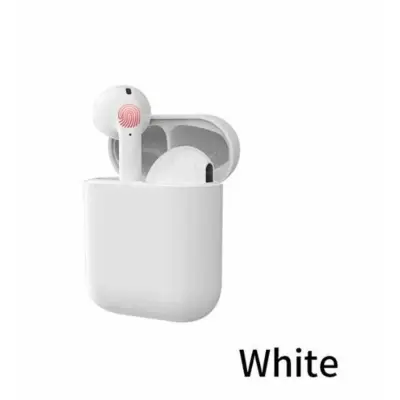 Picture of i12 Tws/buds Bluetooth 5.0 Earbuds Air Tws Earphone Touch Control & Wireless Charging Headse