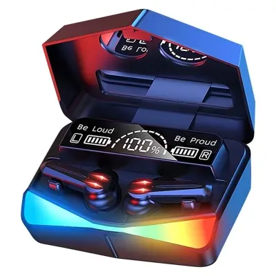 Picture of M28 TWS Bluetooth 5.1 Gaming Headset Dual Mode Wireless Earphones Sports Stereo Sound LED Digital Display Smart Touch Earphone