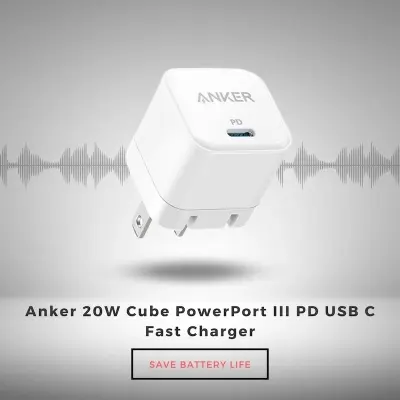 Picture of Anker 20W Cube PowerPort III PD USB C Fast Charger