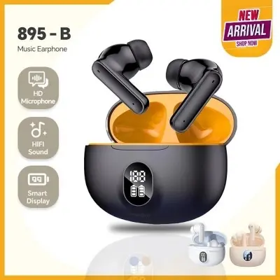 Picture of 895B Wireless In-Ear Earbuds – Touch Control, Stereo Bass, LED Display, Bluetooth 5.4 Headphones