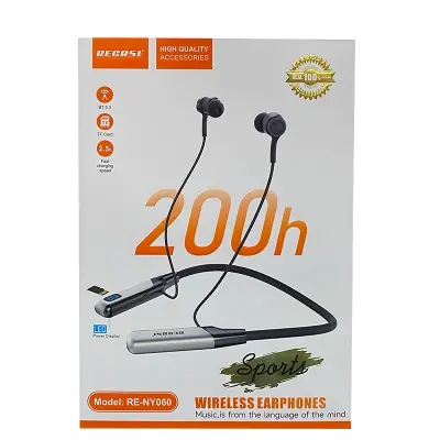 Picture of Wireless Neckband Bluetooth Earphone NY060 চার্জিং ব্যাকআপ 200 ঘন্টা