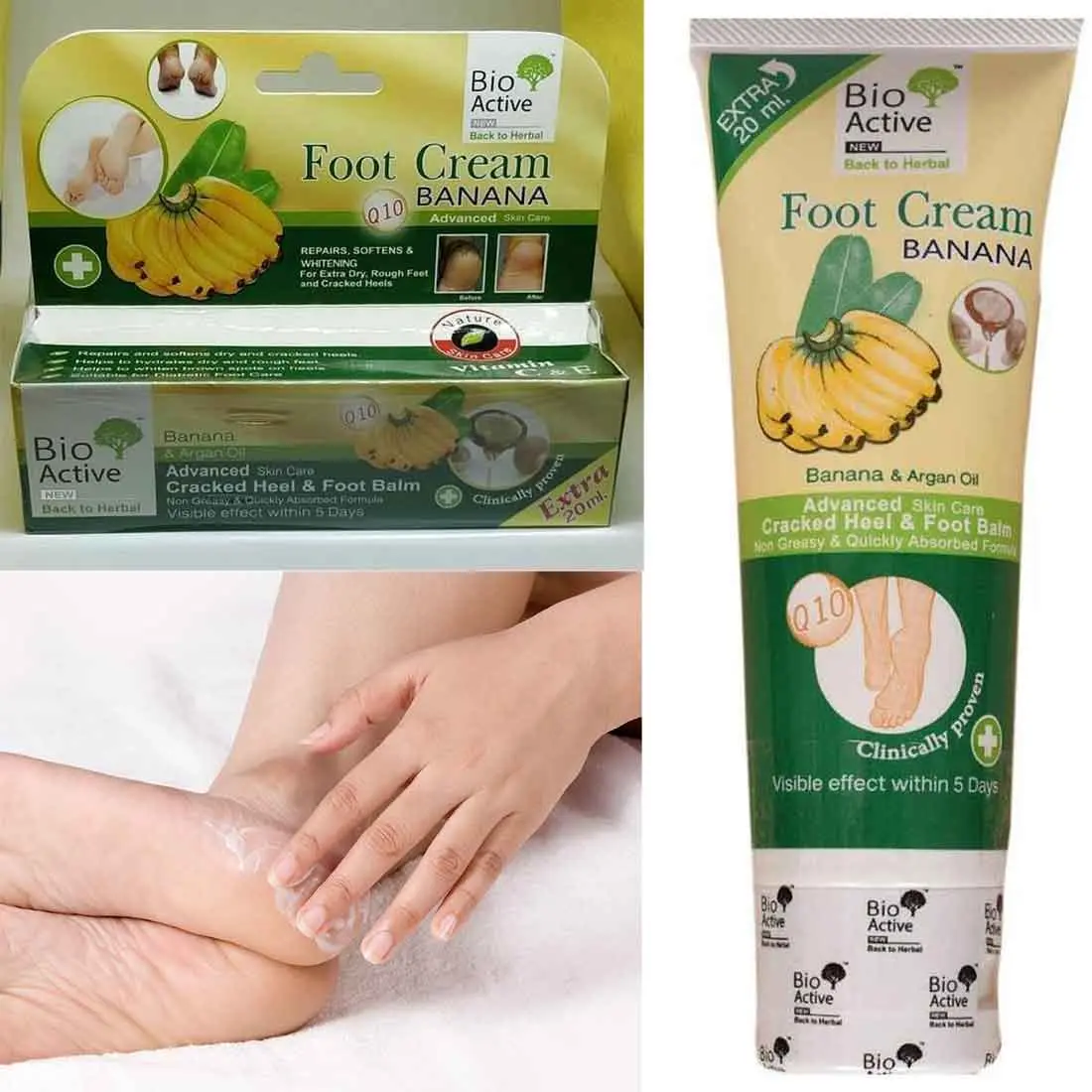 Picture of Bio Active Banana & Argan Oil Cracked Heel & Foot Balm - 30ml
