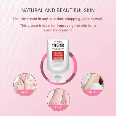 Picture of BIOAQUA Pearl Delicate Silky Body Cream  Feet Women Skin Care Natual Rejuvenates Nutrition Concealer 180g