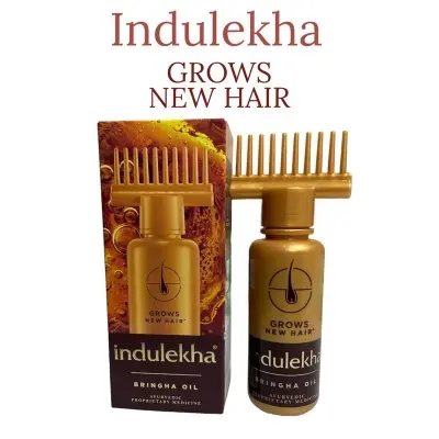 Picture of Indulekha Bringha Ayurvedic Hair Oil-50ml ( Hair Fall Control, with Amla & Coconut Oil )