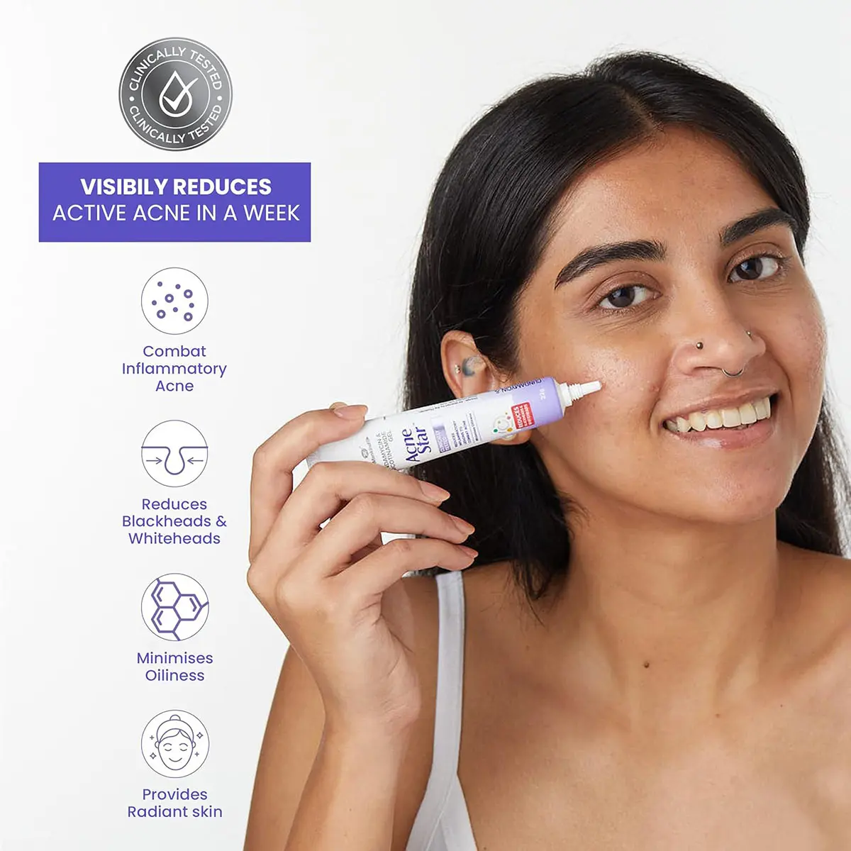 Picture of AcneStar Gel Cream For pimples - 22gm