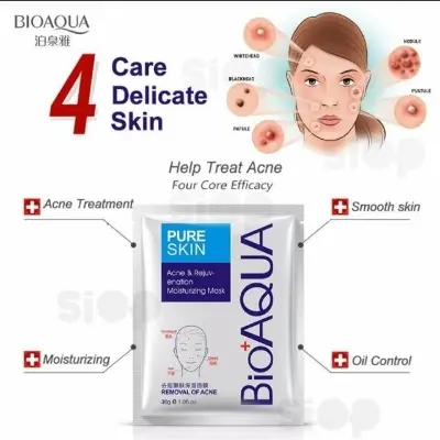 Picture of BIOAQUA Pure Skin Acne Rejuvenation Face Mask - 30gm