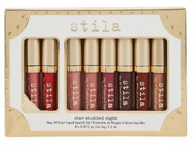 Picture of Stila Star-Studded Eight 8 Color Matte liquid Lipstick Set Lip Gloss