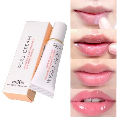 Picture of ROMANTIC BEAR Lip Scrub Cream Propolis Lip Exfoliating Gel Moisturizing Hydrating Smooth Sooth Dry Lips - Lip Balm
