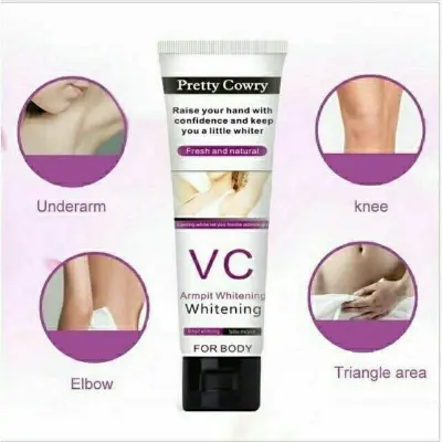 Picture of Pretty cowry VC Underarm Whitening Cream for Bikini Elbow Armpit Knee Dark Area Lightening-50gm