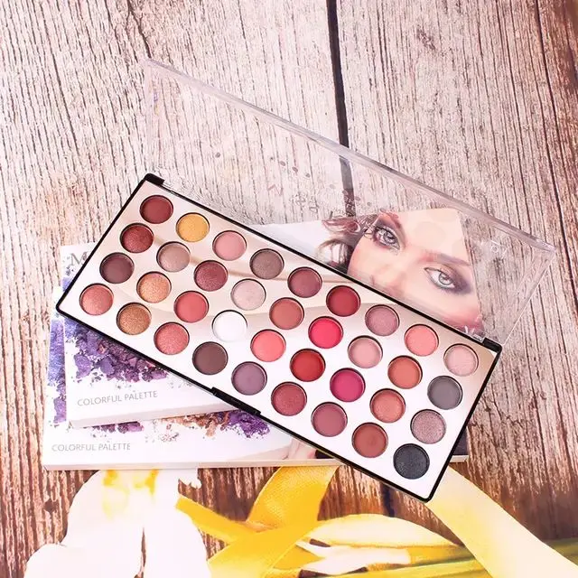 Picture of MISS ROSE 36 Color Eyeshadow 3D Colorful Waterproof Eye Shadow Palette