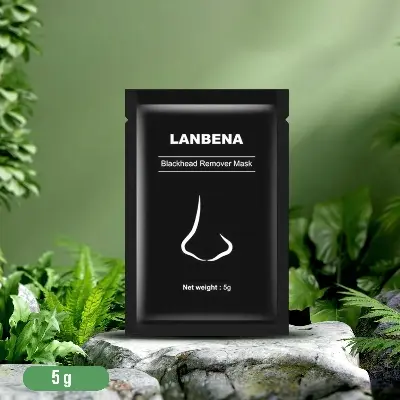 Picture of LANBENA Black Mask Blackhead Remover Peel Off Mask Mud Face Mask Charcoal Mask Nose Acne Treatment Oil Control Skin Care-1pcs