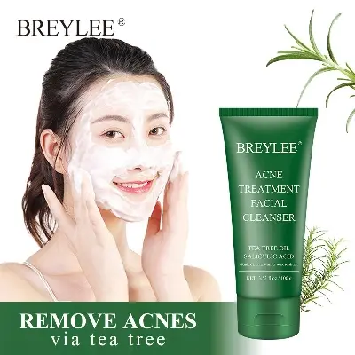 Picture of BREYLEE Deep Clean Face  Facial Cleanser Cleansing Cream Facial Scrub Acne Treatment-100gm