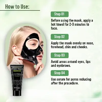 Picture of Bioaqua Black Head Remover Peel Off Facial Mask - 60gm