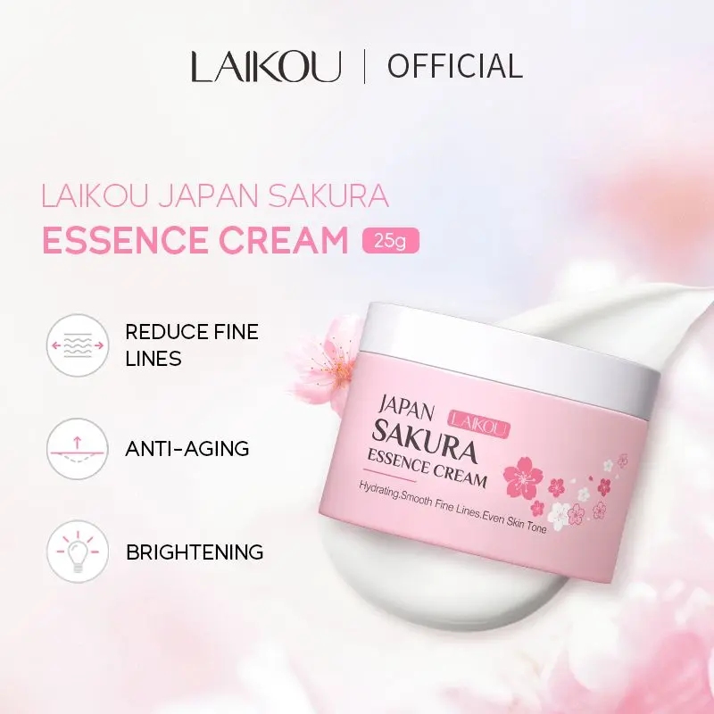 Picture of LAIKOU JAPANESE CHERRY BLOSSOMS ESSENCE CREAM- 25G