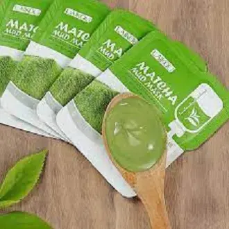 Picture of LAIKOU Matcha Mud Face Mask Anti Wrinkle Night Facial Packs Dark Circle Moisturize Anti Aging Green Clay Mask for Facecare-5pcs