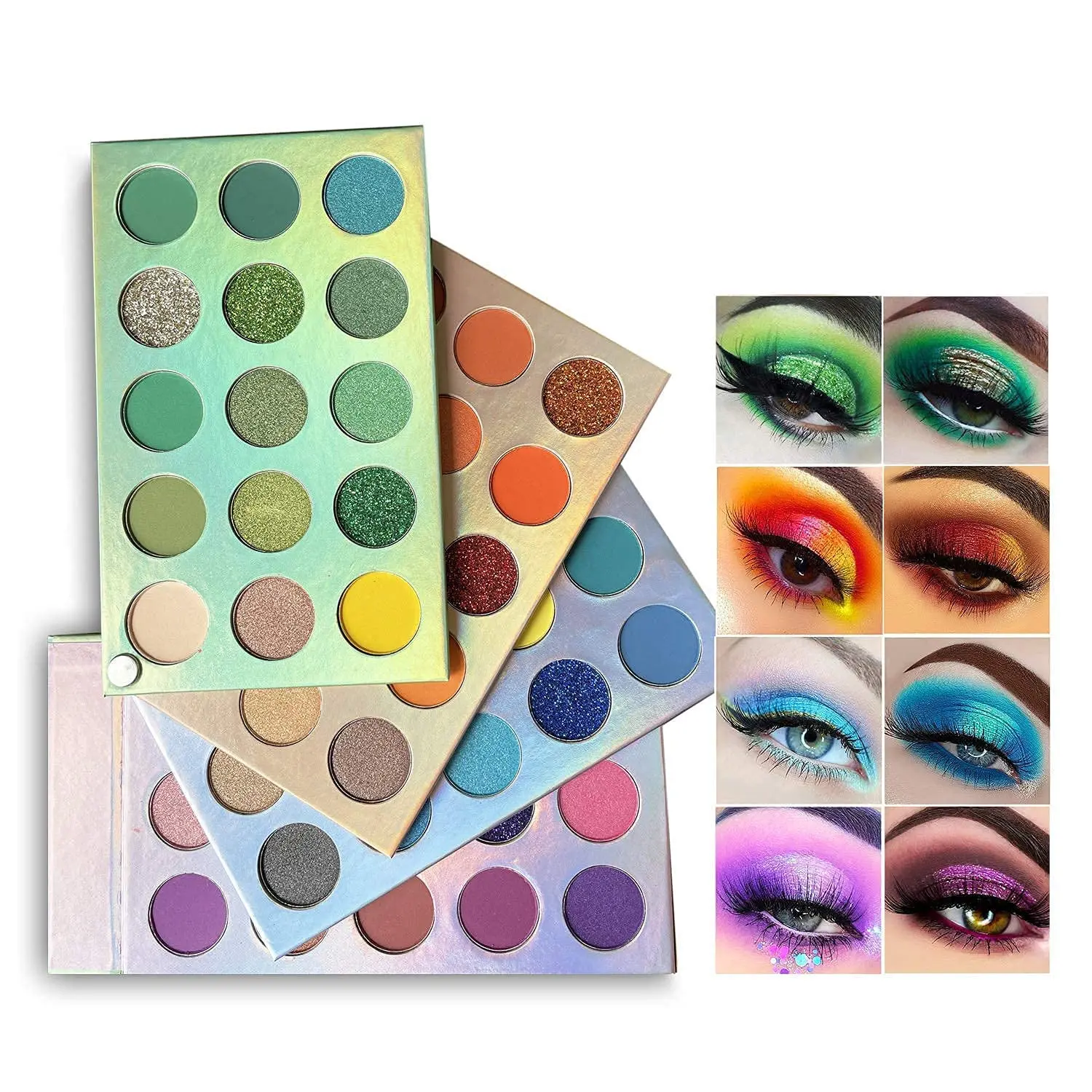Picture of BEAUTY GLAZED New Color Board Eyeshadow Palette 60 Colors Eyeshadow Pallete Waterproof Makeup Shimmer Eye Shadow