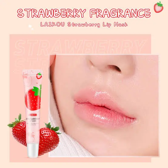 Picture of LAIKOU Strawberry Lip Mask Nourishing Moisturizing Lips Care - 18g