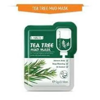 Picture of LAIKOU Tea- Tree Mud Mask Repairing Acne Cleansing Blackhead Oil Control -3pcs