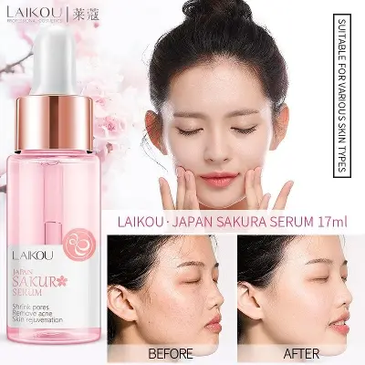 Picture of LAIKOU Sakura Serum Acne Skin Vitamin C Face Eyes-17ml
