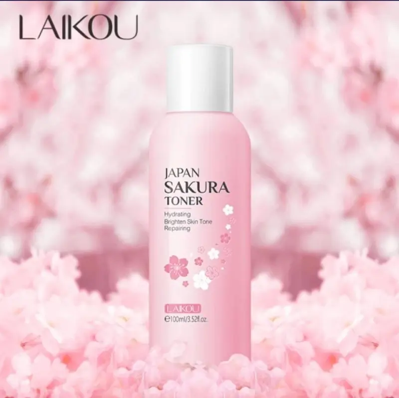 Picture of LAIKOU Sakura Face Toner Whitening Moisturizing Oil Control Shrink Pores Toners - 100ml