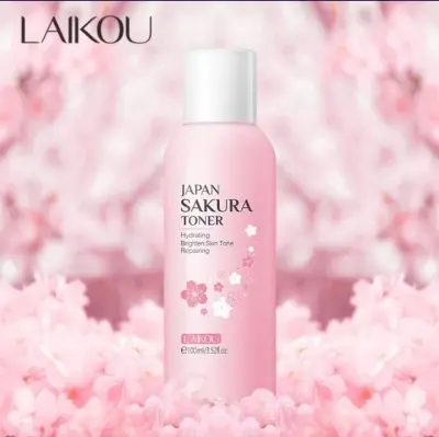 Picture of LAIKOU Sakura Face Toner Whitening Moisturizing Oil Control Shrink Pores Toners - 100ml