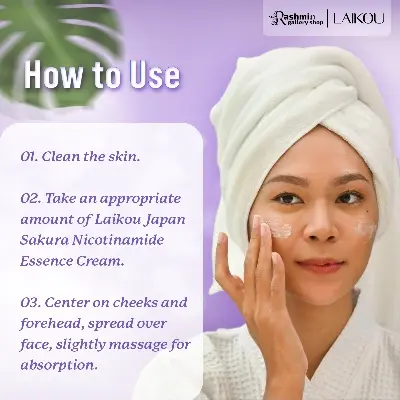 Picture of LAIKOU Japan Sakura Nicotinamide Sakura Essence Cream 25g