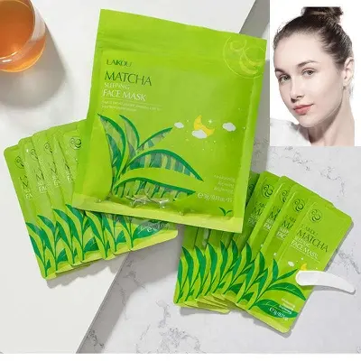 Picture of LAIKOU Matcha Sleeping Face Mask-5pcs