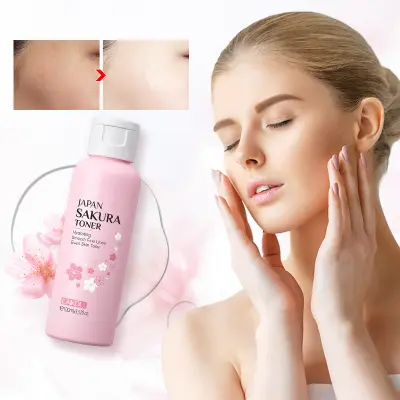 Picture of LAIKOU Sakura Face Toner Nourishing Shrink Pores Reduce Spots Acne 100ml