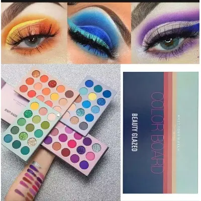Picture of Beauty Glazed 4 In 1 Color Borad Color Board 60 Colors Eye shadow Palette