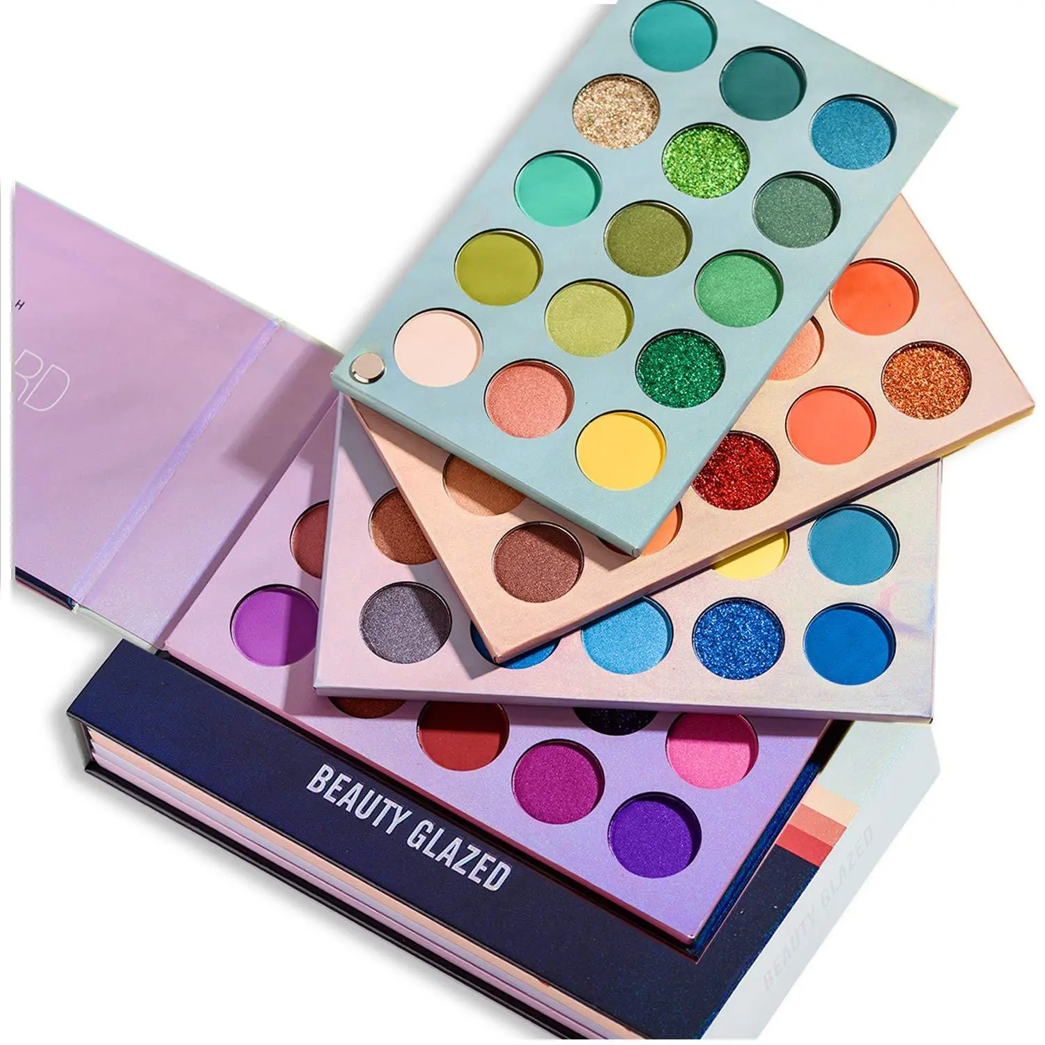 Picture of Beauty Glazed 4 In 1 Color Borad Color Board 60 Colors Eye shadow Palette